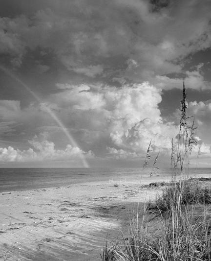 Casey Key Rainbow (Cropped) - Photo credit: Clyde Butcher