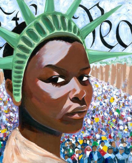 EOD 2021: Best in Show, Adult: “Liberty Enlightening the World” by Arya Badiyan.