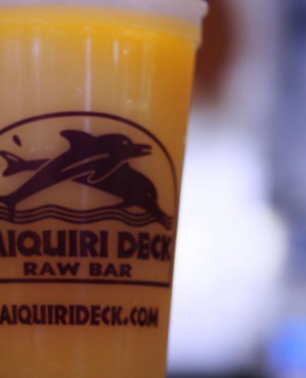 Frozen beverages await at Daiquiri Deck (Photo: Lauren Jackson)