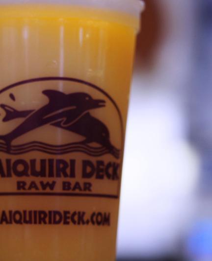 Frozen beverages await at Daiquiri Deck (Photo: Lauren Jackson)