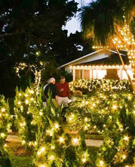 Holly Days and Mangrove Lights. Photo courtesy of Historic Spanish Point.