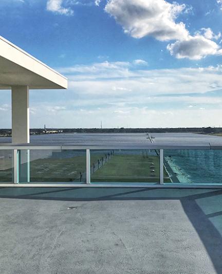 The view from the top of the Finish Tower at Nathan Benderson Park.