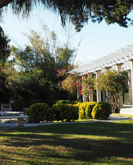 Pergola and Sunken Garden (Photo Courtesy Lauren Jackson)