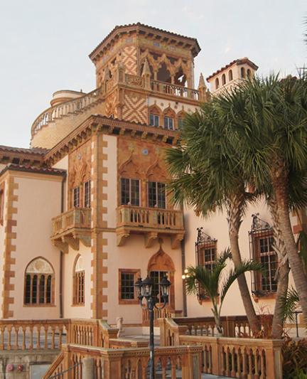 Ca' d'Zan at The Ringling.  Exterior building shot.  Photo Credit: Robin Draper.