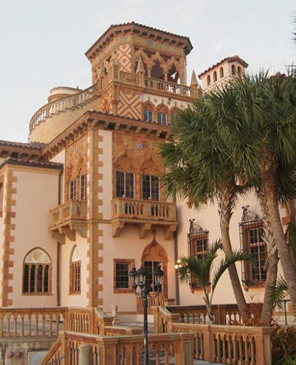 Ca' d'Zan at The Ringling.  Exterior building shot.  Photo Credit: Robin Draper.