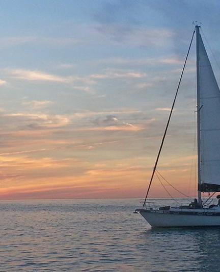 Venice Sail into the sunset