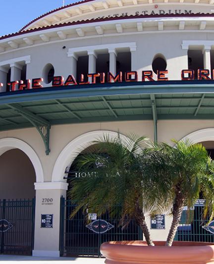 Ed Smith Stadium.  Photo credit: Robin Draper.