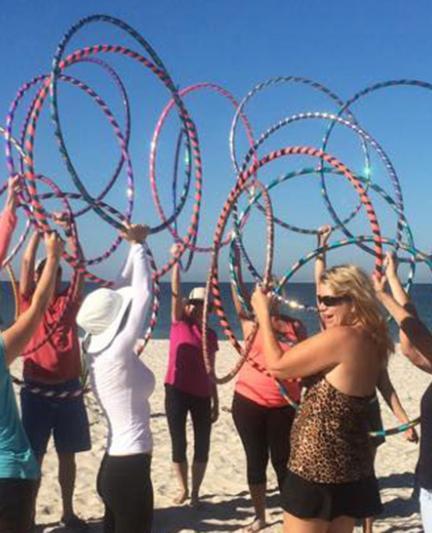 Peace Love and Hoopiness.  Photo credit: Peace, Love and Hoopiness