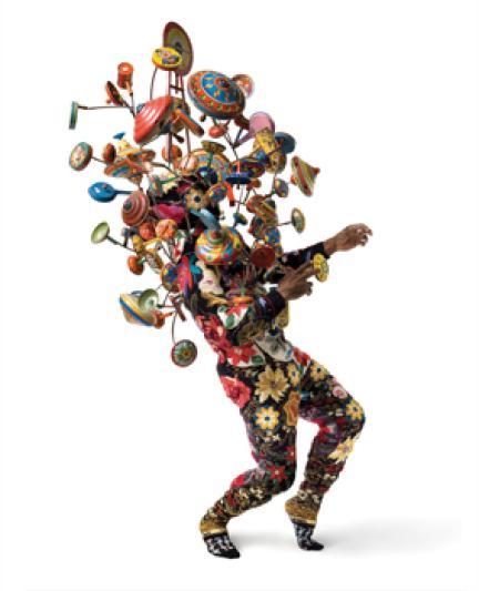 REpurposed Exhibit at The Ringling: Nick Cave's "Soundsuit".  Photo courtesy of The Ringling