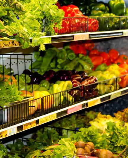 Yoder's fresh market. Photo credit: Liz Sandburg.