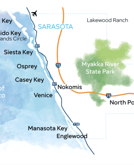 Sarasota County map