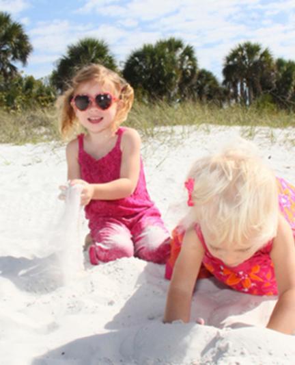 Siesta Key’s rare quartz crystal sand.