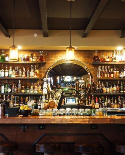 The bar inside Sage SRQ restaurant