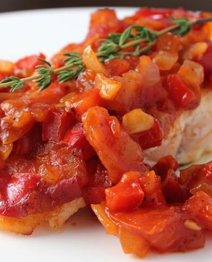 Tomato-Pepper Relish. Photo by Nicole Coudal