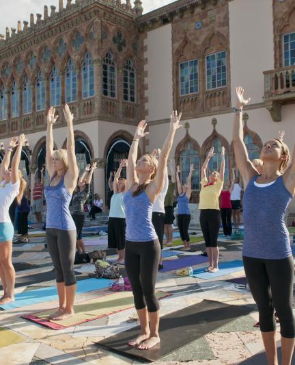Yoga on The Ringling Ca' d'Zan terrace.jpg