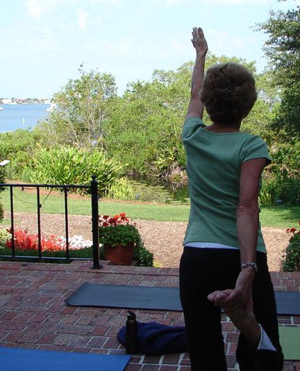 Yoga in the Garden