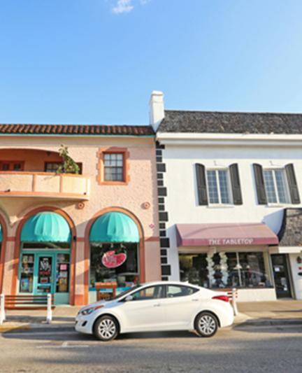 Historic downtown Venice is full of mom-and-pop shops and boutiques