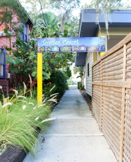 Entrance to the Towles Court Artist Colony in Sarasota