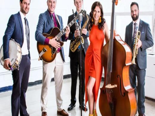 Swingin' and lively Hot Tonic Band