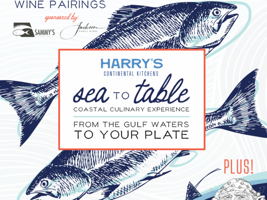 Harry's Continental Kitchens presents Sea to Table Dinner featuring Jackson Family Wines and Sammy's Seafood