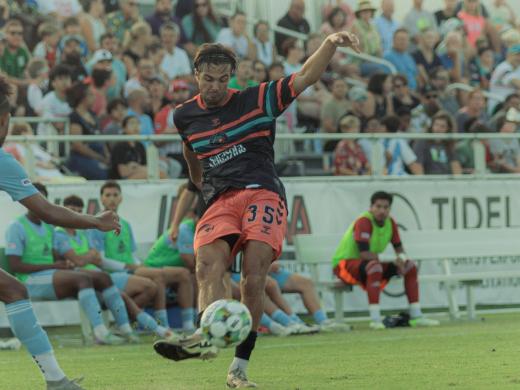 Sarasota Paradise player kicking a ball