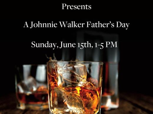 Father's Day promo showing scotch glasses