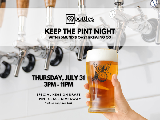 Keep The Pint Night with Edmund’s Oast Brewing Company