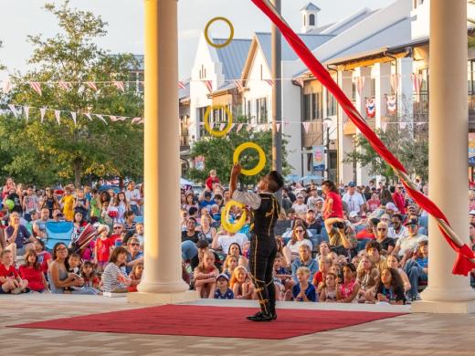 Sights + Sounds at Waterside Place: The Circus Arts Conservatory