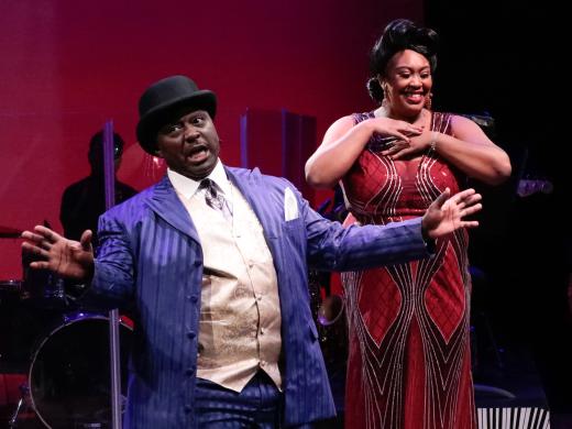 Leon S. Pitts II and Ariel Blue star in WBTT's production of 'Big Sexy: The Fats Waller Revue'
