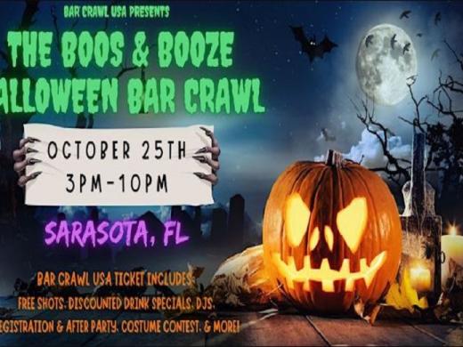 Hey Sarasota! Costume up and join the fun—this Sarasota Halloween bar crawl is second to none!