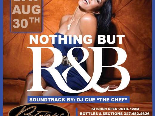 Nothing but R&B at Patrick's 1481 downtown Sarasota, Saturday Aug. 30th
