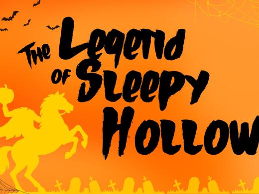 the words "The legend of Sleepy Hollow"