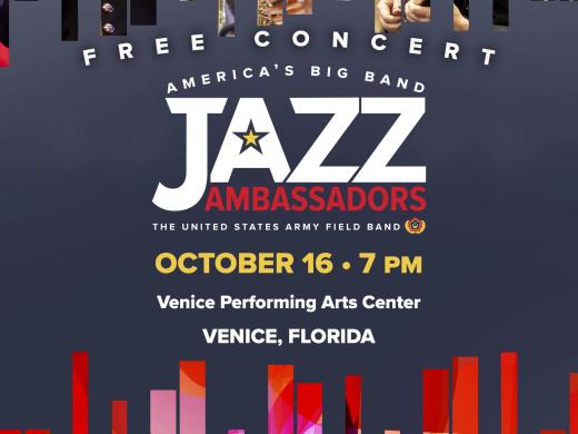 Celebrate the legacy of a true American art form with America’s big band, The Jazz Ambassadors.