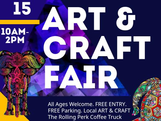 Arts and Crafts Fair, November 15th 10AM-2PM