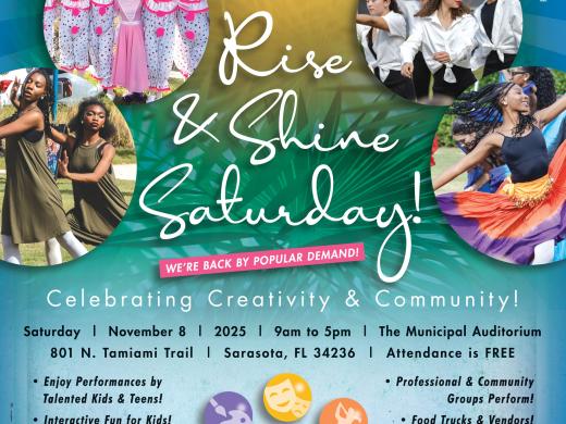 poster for family friendly event at Municipal Auditorium on November 8 from 9am to 5pm