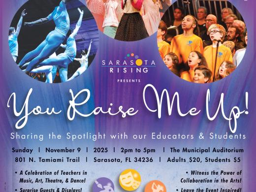 poster for You Raise Me Up closing event at Municipal Auditorium, November 9 at 2pm