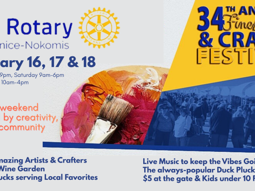 34th Annual🎨 Venice’s Favorite Arts & Crafts Festival Returns! Jan. 16th-18th🎉