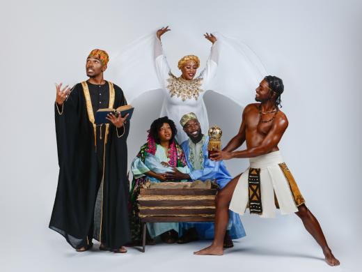 Cast members from WBTT's 'Black Nativity - Reimagined'