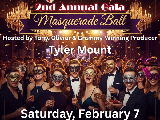 Image portraying Rise Above Performing Arts' 2nd Annual Gala Masquerade Ball, Hosted by Broadway Porducer Tyler Mount