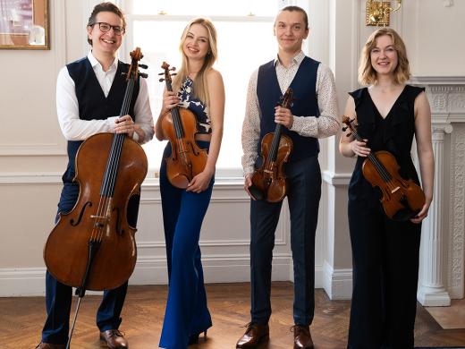 Erinys Quartet plays for Artist Series Concerts