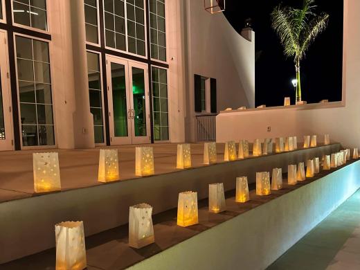 Luminary Bags on display