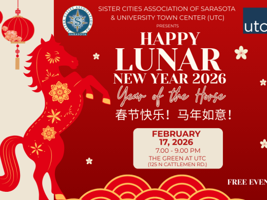 2026 Chinese New Year with the Sarasota Sister Cities Association at UTC