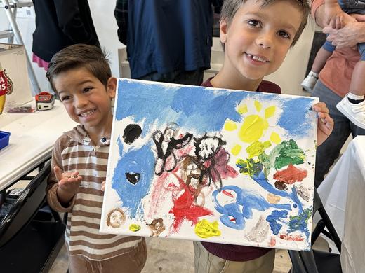 Family Art Day Graphic