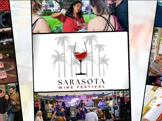 Sarasota Wine Festival, Saturday March 21, 2026, Selby Five Points Park, Downtown Sarasota FL