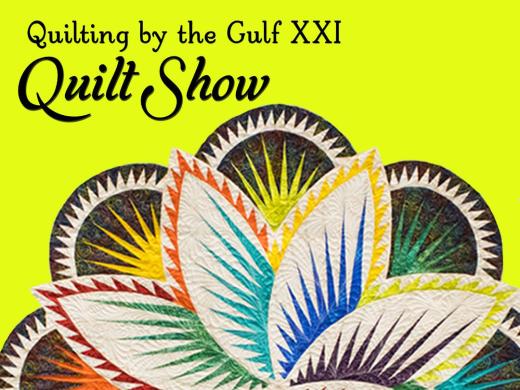 Picture of the Raffle Quilt for the Quilting by the Gulf XXI