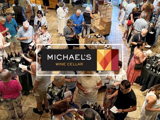 Saturday Open House at Michael's Wine Cellar. 1-3pm on April 4th