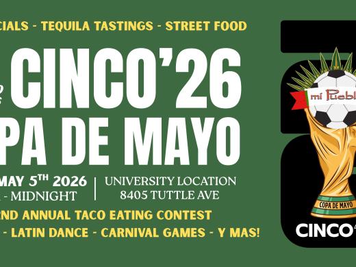 Banner with event info