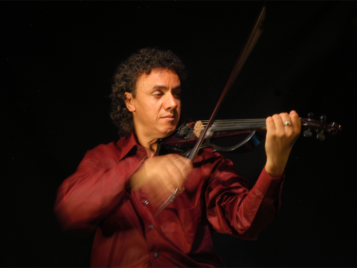 Rachid Halihal Playing Violin