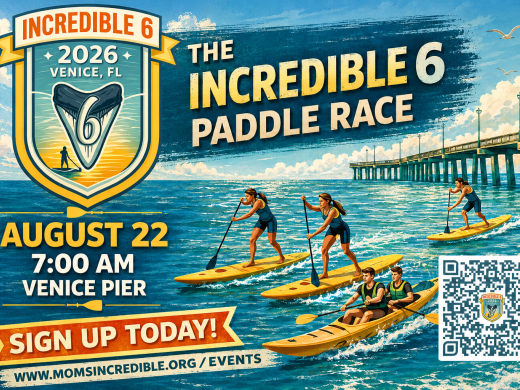 Incredible 6 paddle event flyer