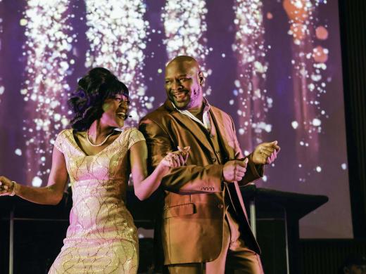 Jazzmin Carson (left) and Sheldon Rhoden are two of the artists performing in WBTT’s summer show, ‘Marvin: A Marvin Gaye Revue’